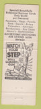 Matchbook Cover - Emerald Isle Advertising Vancouver BC WORN