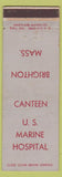Matchbook Cover - US Marine Hospital Brighton MA