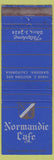 Matchbook Cover - Normandie Cafe Gardena CA WEAR