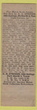 Matchbook Cover - Don SMith Texaco oil gas Forth Worth TX