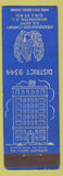 Matchbook Cover - Headquarters Company US Army Washington DC