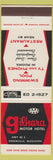 Matchbook Cover - Gilhara Motor Hotel Greenville MS