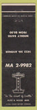 Matchbook Cover - Clarkston Hotel Seattle WA