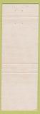 Matchbook Cover - My's Feast Fair Kenosha Racine WI