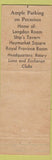 Matchbook Cover - Rockingham Hotel Portsmouth NH WORN