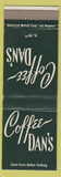 Matchbook Cover - Coffee Dan's CA