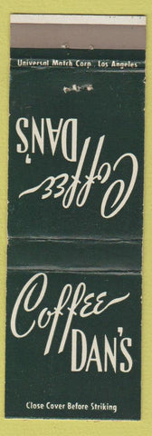 Matchbook Cover - Coffee Dan's CA