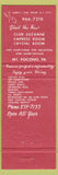 Matchbook Cover - Mount Airy Lodge Mount Pocono PA