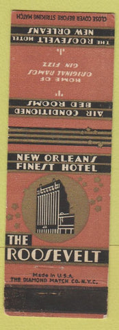Matchbook Cover - Roosevelt Hotel New Orleans LA