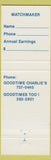 Matchbook Cover - Goodtime Charlie's Las Vegas NV