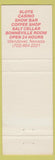 Matchbook Cover - State Line Hotel Casino Wendover NV