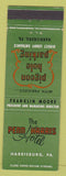 Matchbook Cover - Penn Harris Hotel Harrisburg PA