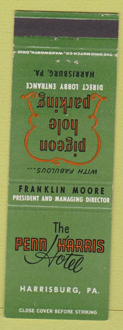 Matchbook Cover - Penn Harris Hotel Harrisburg PA