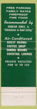 Matchbook Cover - Colonel Drake Hotel Titusville PA