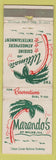 Matchbook Cover - Marando's Milan IL