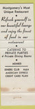Matchbook Cover - The Riviera Montgomery AL