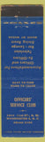 Matchbook Cover - Officers' Service Club Washington DC WEAr
