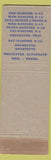 Matchbook Cover - Officers' Service Club Washington DC WEAr