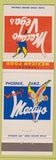 Matchbook Cover - Woody's Macayo Phoenix AZ Mexican Food