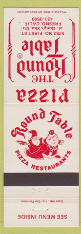 Matchbook Cover - Round Table Pizza Fresno CA