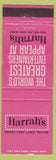 Matchbook Cover - Harrah's Casino Reno NV Sammy Davis Jr Robert Goulet