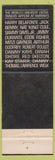 Matchbook Cover - Harrah's Casino Reno NV Sammy Davis Jr Robert Goulet