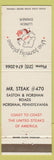 Matchbook Cover - Mr Steak restaurant Horsham PA
