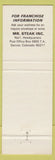 Matchbook Cover - Mr Steak restaurant Horsham PA