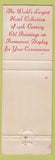 Matchbook Cover - Hotel Pfister Milwaukee WI