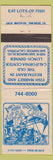 Matchbook Cover - Vera Cruz Fish House San Marcos CA