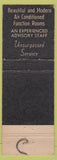 Matchbook Cover - Gold Coast Hotels Chicago IL St Clair Eastgate Croydon