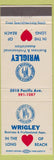Matchbook Cover - Wrigley Business Professional Association Long Beach CA