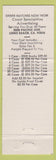 Matchbook Cover - Wrigley Business Professional Association Long Beach CA