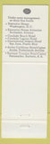 Matchbook Cover - Executive House Hotel Chicago IL