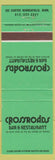 Matchbook Cover - Crossroads Bar Restaurant Minneapolis MN
