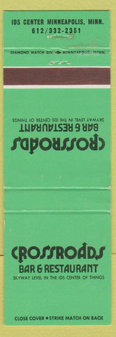 Matchbook Cover - Crossroads Bar Restaurant Minneapolis MN