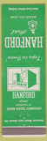 Matchbook Cover - Hanford Hotel Mason City IA