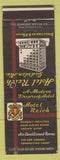 Matchbook Cover - Hotel Reich Gadsden AL
