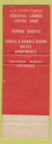 Matchbook Cover - Mount Royal Hotel Baltimore MD