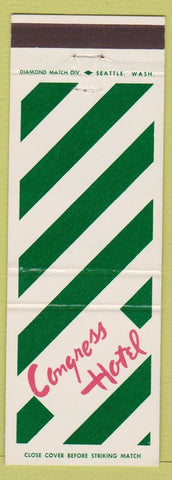 Matchbook Cover - Congress Hotel Portland OR