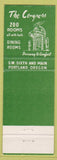 Matchbook Cover - Congress Hotel Portland OR