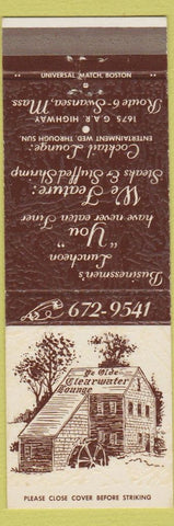 Matchbook Cover - Ye Olde Clearwater Lounge Swansea MA