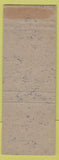 Matchbook Cover - US Naval Receiving Station Boston MA Navy military