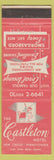 Matchbook Cover - Castleton Hotel New Castle PA