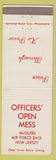 Matchbook Cover - Officers' Open Mess McGuire Air Force Base NJ