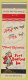 Matchbook Cover - Fort Bedford Inn Bedford PA
