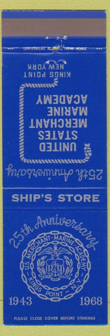 Matchbook Cover - United States Merchant Marine Academy Kings Point NY