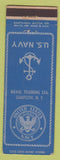 Matchbook Cover - US Navy Sampson NY training