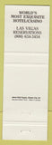 Matchbook Cover - Golden Nugget Casino Las Vegas NV