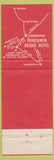 Matchbook Cover - Perkiomen Bridge Hotel Collegville PA